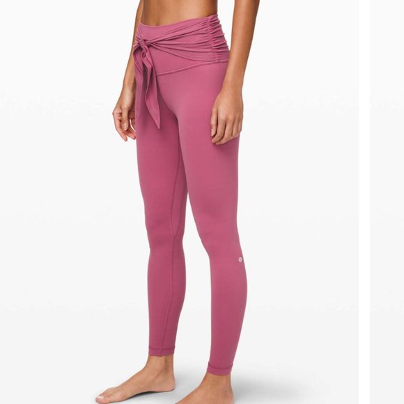 lululemon athletica Pants - Lululemon Align Pant 28" Wrap Waist Moss Rose